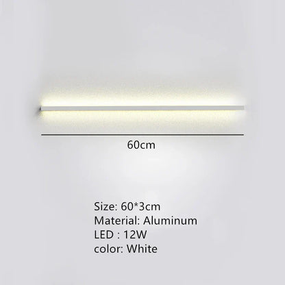 Decorbites™ LED-Wandleuchte Dimmer-Schalter Schwarz Gold Weiß Metall Wandlampen Schlafzimmer Ganglampe