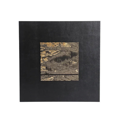 DecorBites™ Gilded Fabric Hanging Painting Abstract Artwork Modern Relief Wall Picture