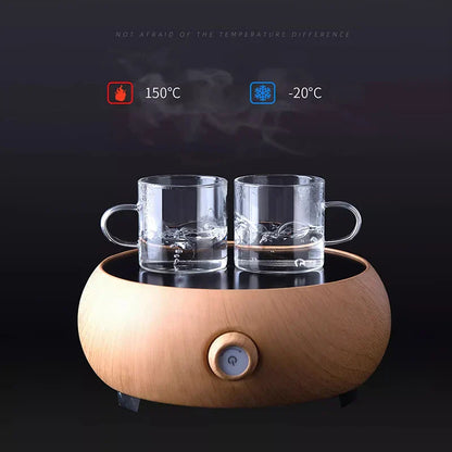 Decorbites™ Glas-Teetassen-Set | Verdickte hitzebeständige Kung-Fu-Puer-Teetassen