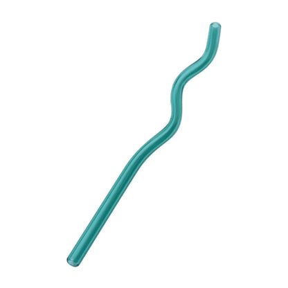 DecorBites™ Glass Straws Set - Eco-Friendly Reusable Colorful Drinking Tubes