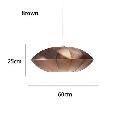 Decorbites™ Dänische Pendelleuchte Minimalistische Laterne UFO-Lampenschirm Rustikaler Stofflampenschirm