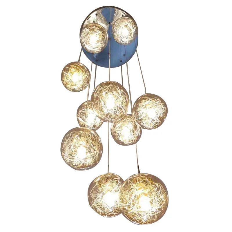 Decorbites™ Kristall-Deckenleuchter für modernes Loft-Wohnzimmer, Zuhause, Hotel, Küche, Schlafzimmer-Beleuchtung