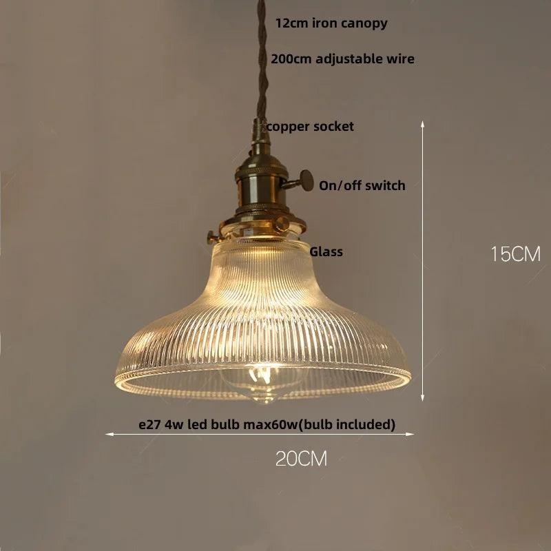 DecorBites™ Glass Flower LED Pendant Light, Adjustable Knob Switch, Modern Design