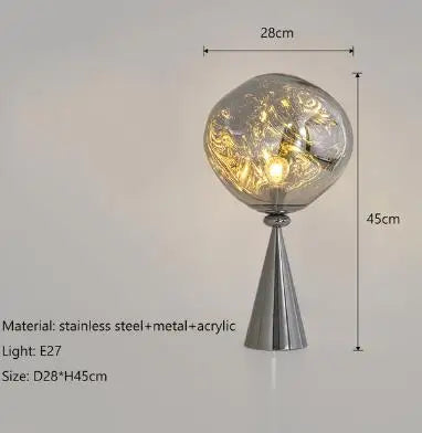 Nordic Lava Glass Wall Lamp