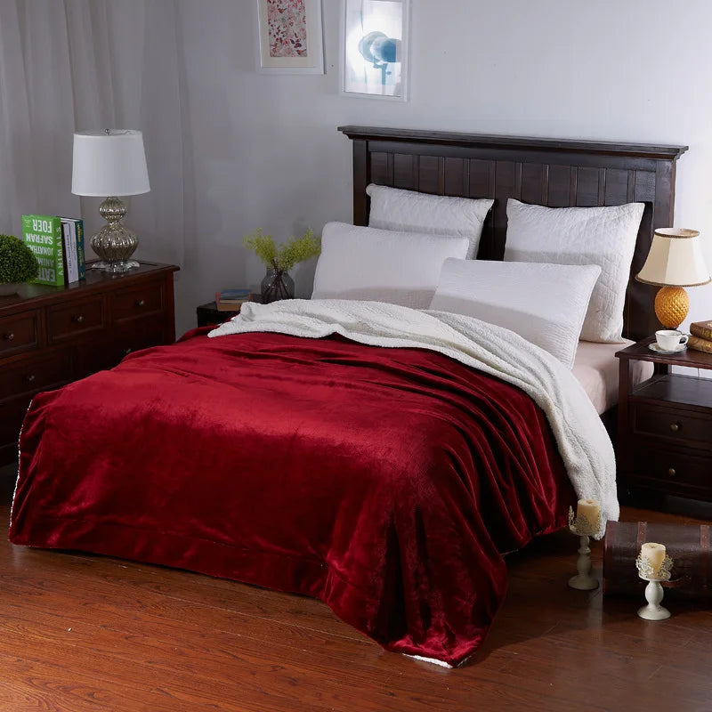 Decorbites™ Kuscheliges Plüschdecke: Weich, warm, leicht für Schlafzimmer & Sofa ganzjährig