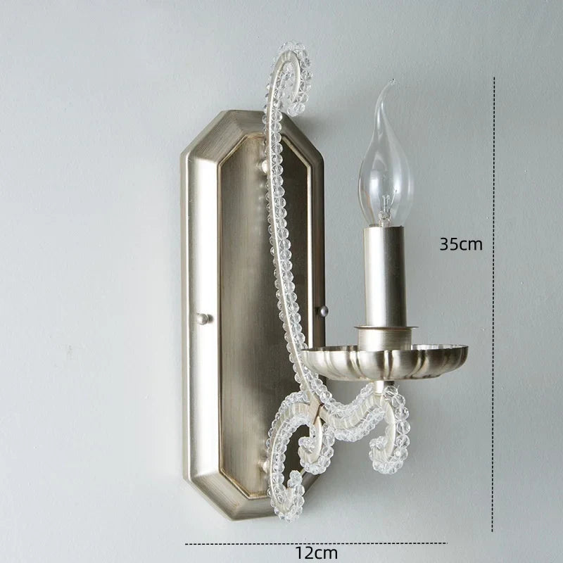 Decorbites™ Kristall-LED-Kronleuchter: Französisches Wohnzimmer Retro E14 Anhängerleuchte für die Hausdekoration