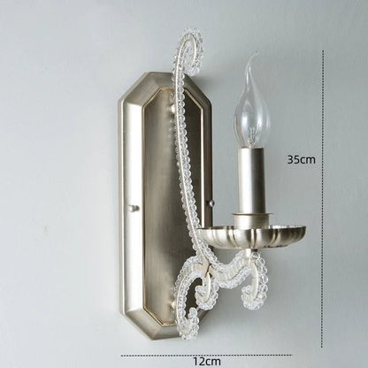 Decorbites™ Kristall-LED-Kronleuchter: Französisches Wohnzimmer Retro E14 Anhängerleuchte für die Hausdekoration