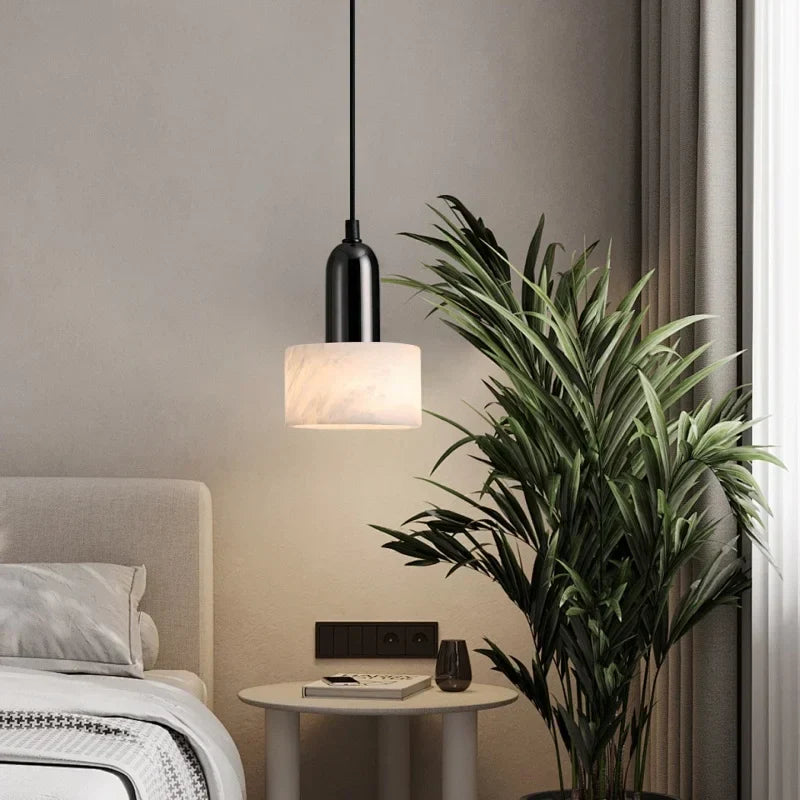 Decorbites™ Eisen-Marmor LED-Pendelleuchte Moderne Hängelampe Innenraumdekoration