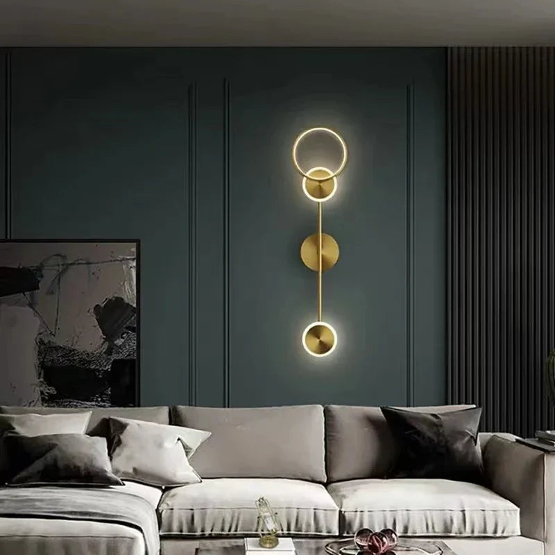 DecorBites™ Gold Plated Luxury LED Wall Lamp for Bedroom & Living Room