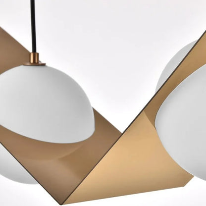 Decorbites™ Glasballen-Geometrischer Kronleuchter: Moderner Nordischer Küchenbüro-Hängelampen