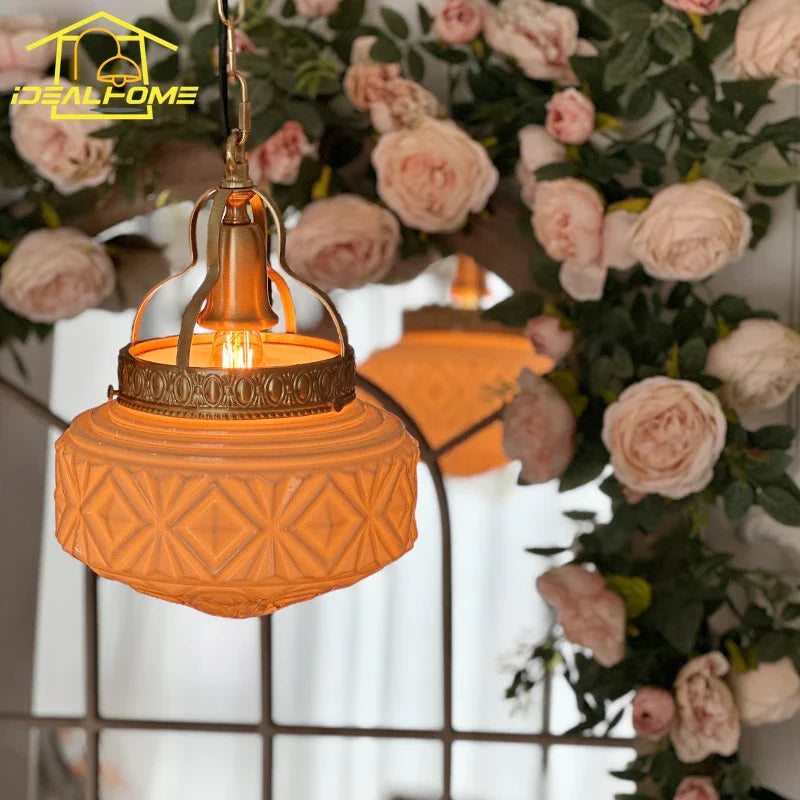 Decorbites™ Gold Glanz Glasanhängerleuchte LED E14 für Restaurant Bar Schlafzimmer