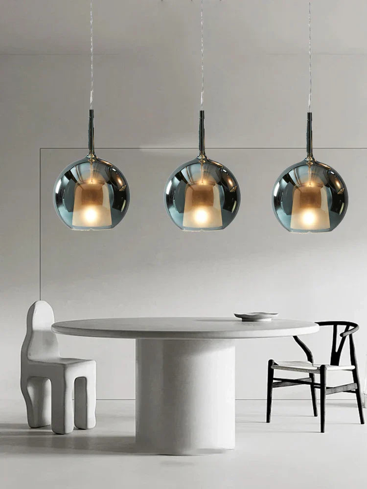 Decorbites™ Glas-Kugelleuchter: Italienische Designer-Hängeleuchte für Esszimmer, Kücheninsel
