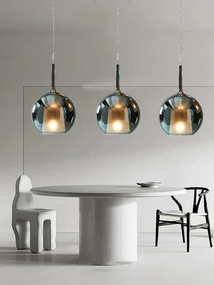 Decorbites™ Glas-Kugelleuchter: Italienische Designer-Hängeleuchte für Esszimmer, Kücheninsel