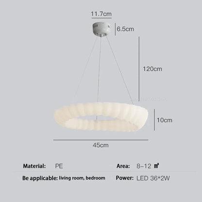 Decorbites™ Cloud LED-Kronleuchter Moderne Nordische Deckenlampe Ringbeleuchtung
