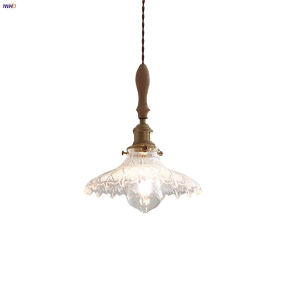 Decorbites™ Glas-LED-Pendantleuchte mit Holzgriff - Moderne nordische Hängelampe