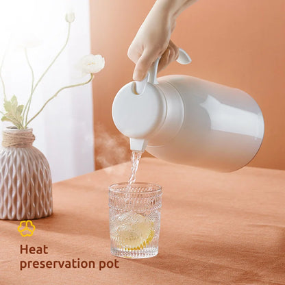 Decorbites™ Glas-Isolierkanne: Große Kapazität Thermosflasche für langanhaltende heiße/kalte Getränke