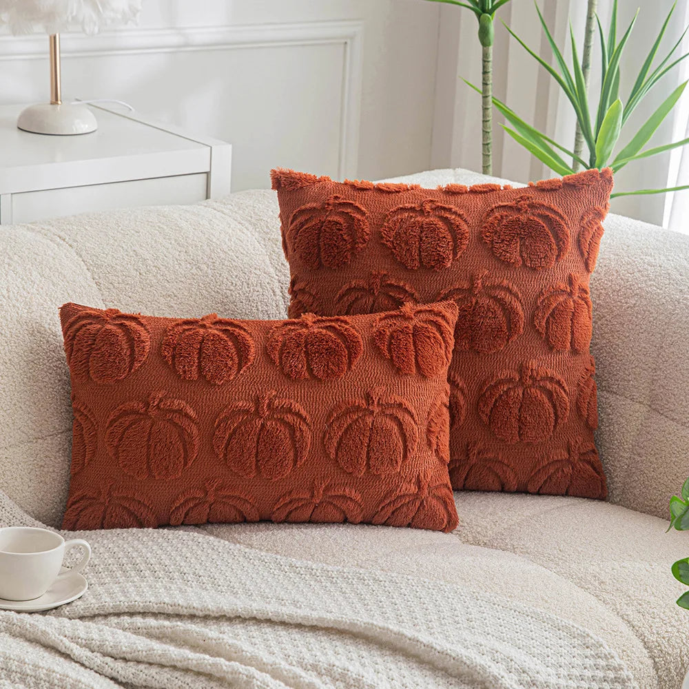 DecorBites™ Halloween Plush Cushion Cover for Festive Living Room Decor