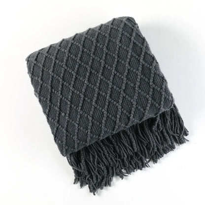Decorbites™ Gemütliche Strick-Sofadecke - Winterliches Komfort für Zuhause und Home-Office-Nickerchen
