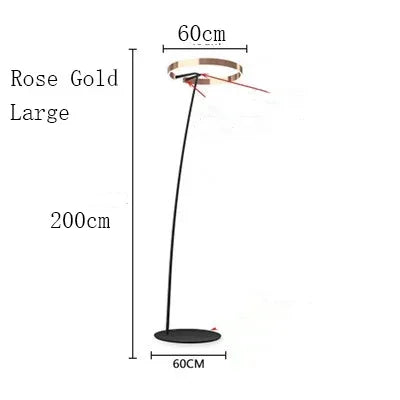 Decorbites™ kreisförmige Leucht-LED-Stehlampe für elegante Wohnräume