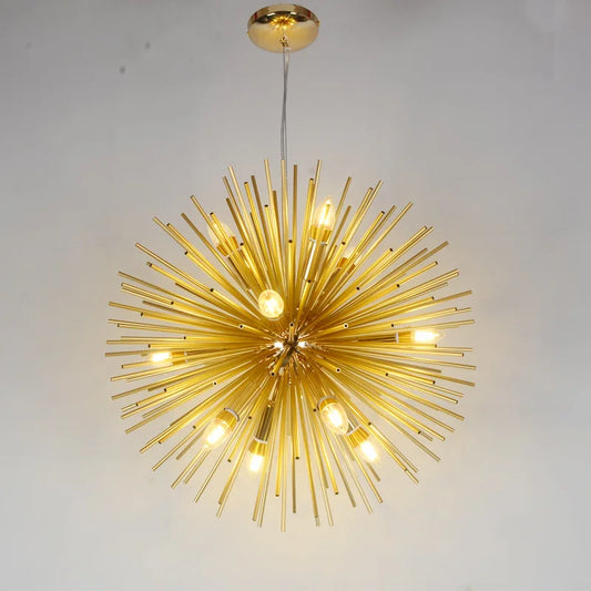 Decorbites™ Löwenzahn-Kugelleuchter: Nordisch Modern Goldenes Schlafzimmer- & Restaurantlamp