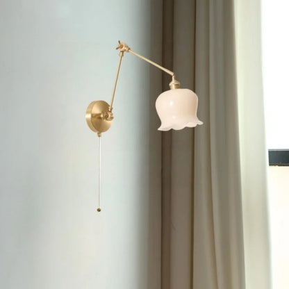 Decorbites™ Cremeharz-LED-Wandleuchten mit Zugschalter – Vintage-Kupfer-Nachttischlampe