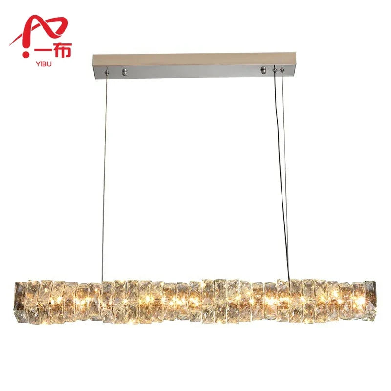 Decorbites™ Kristall-Esszimmertisch-Pendantleuchte: Elegante LED-Dekoration für Kücheninsel, Restaurant, Wohnzimmer