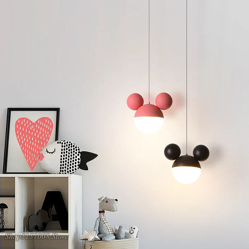 Decorbites™ LED-Karikatur-Hängeleuchte für Kinder mit Augenschonung Mickey-Prinzessin