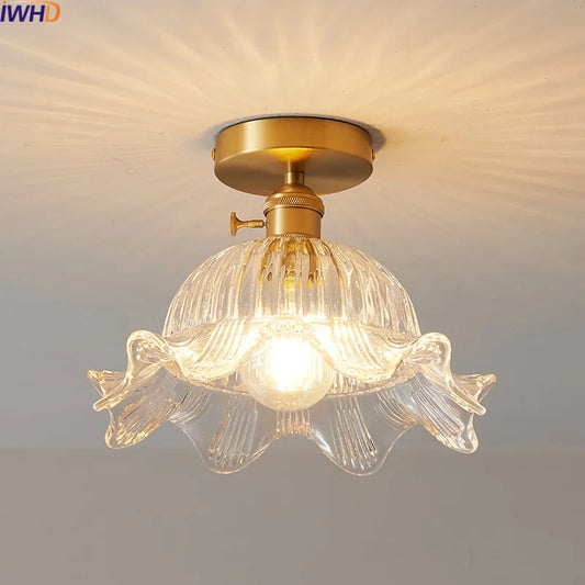 Decorbites™ Glas-Kupfer-LED-Deckenleuchte – Einfaches Kunst-Dekoratives Kronleuchter