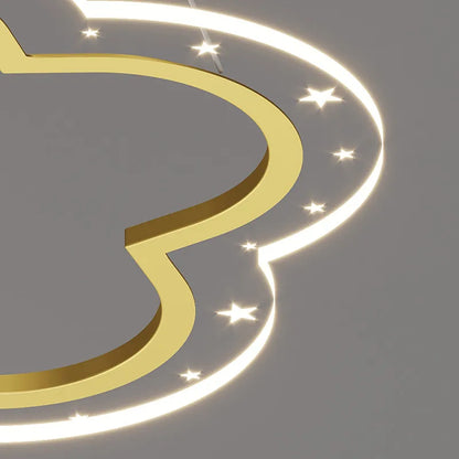 Decorbites™ Wolkenblumen-LED-Kronleuchter: Dekoratives Sternenhimmel-Beleuchtungsarmatur für das Kinderzimmer
