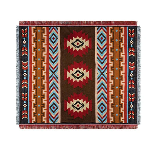 Decorbites™ Geometrische Baumwollgestrickte Sofadecke & Wandteppich