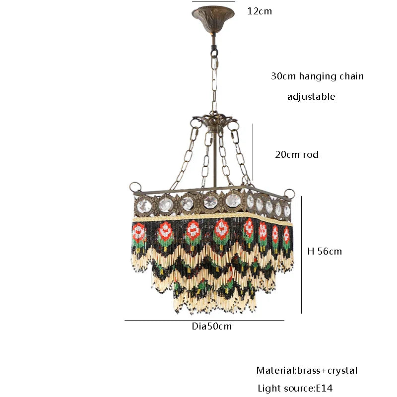 Decorbites™ Französischer Messing-Kristall-Deckenleuchter | Klassische Europäische Hängeleuchten