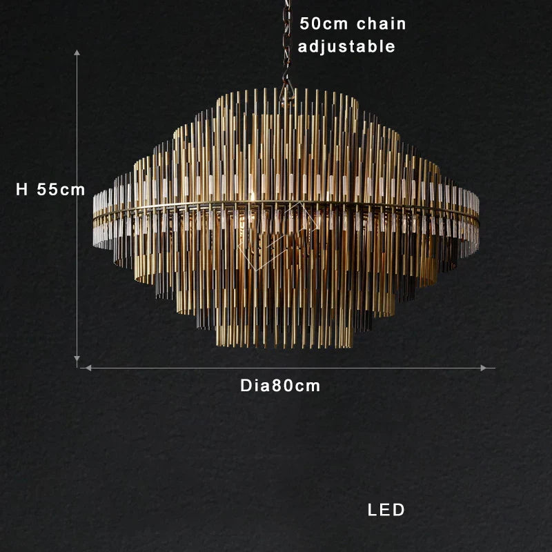 Decorbites™ Messing-Hängeleuchte italienisches Designer-Hanglamp für Villen-Dekoration