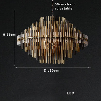 Decorbites™ Messing-Hängeleuchte italienisches Designer-Hanglamp für Villen-Dekoration