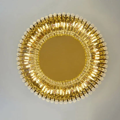 DecorBites™ Crystal Ring LED Ceiling Lamp for Modern Luxury Living