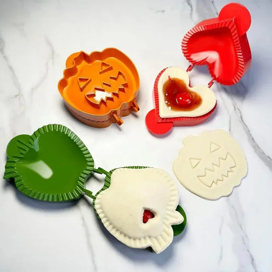 Decorbites™ Hand Pie Forms Set: Feiertags- & Halloween-Mini-Teigpresse für Backen & Pastetenherstellung