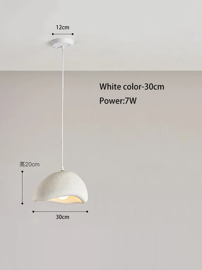 DecorBites™ Cream Cloud Chandelier: Modern LED Pendant Lamp for Home, Restaurant, Bar