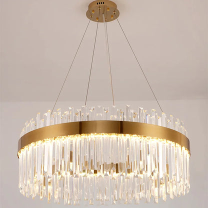 Decorbites™ Kristall-LED-Kronleuchter: Elegante Goldbeleuchtung für das Esszimmer