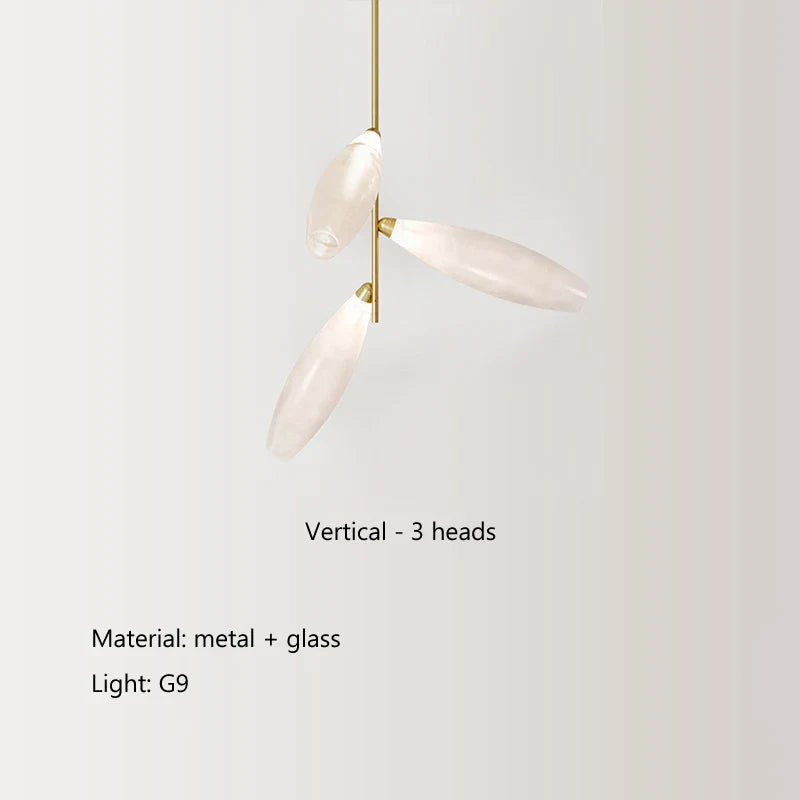 Decorbites™ Elegante Glas-LED-Hängeleuchte für Wohnzimmer, Esszimmer, Schlafzimmer, Bar – Nordisches minimalistisches Design