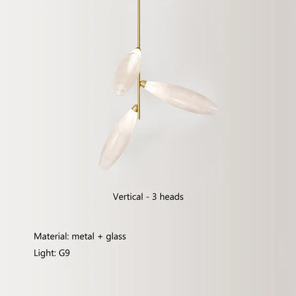 Decorbites™ Elegante Glas-LED-Hängeleuchte für Wohnzimmer, Esszimmer, Schlafzimmer, Bar – Nordisches minimalistisches Design