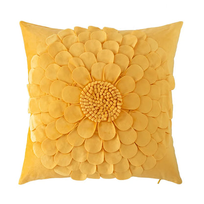 DecorBites™ Handmade Flower Cushion Cover - Light Luxury Decorative Pillows