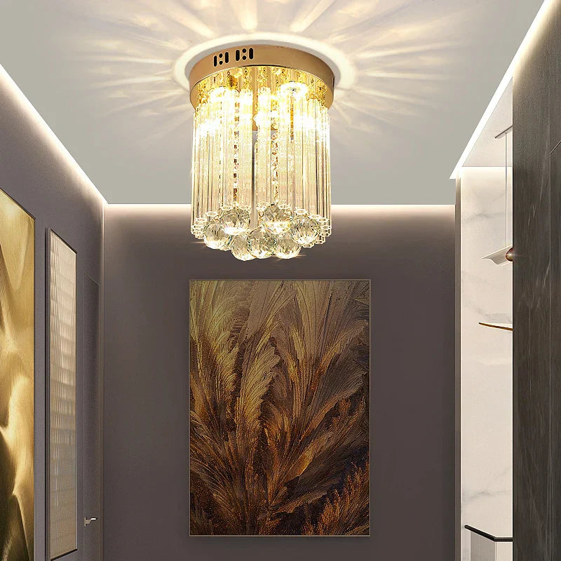 Decorbites™ Elegante Kristall-Deckenleuchte für Eingangsbereich, Treppenhaus und Flur