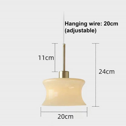 Decorbites™ Glasleuchter: Retro, postmodernes Schlafzimmer- & Balkonlicht, einarmiges Bogenfenster