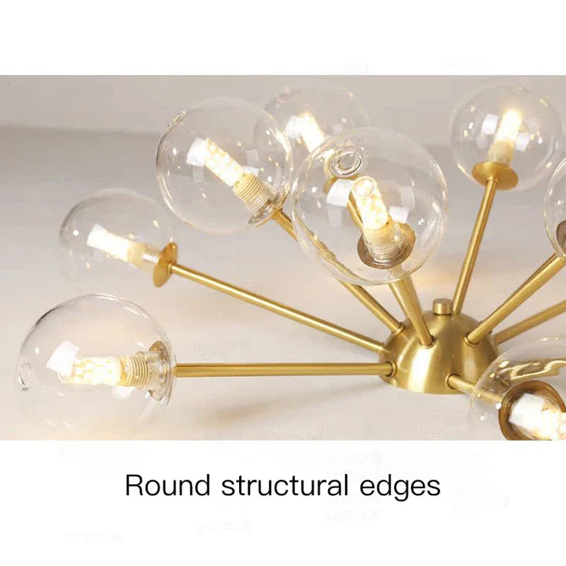 Decorbites™ Glas-Kugeln-LED-Deckenleuchter für modernes Wohnzimmer- und Schlafzimmerbeleuchtung