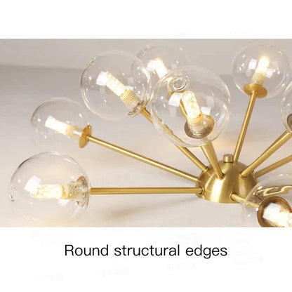 Decorbites™ Glas-Kugeln-LED-Deckenleuchter für modernes Wohnzimmer- und Schlafzimmerbeleuchtung