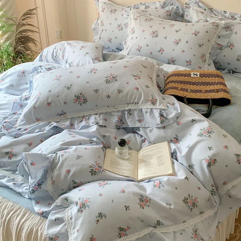 Velvet Patchwork Duvet Set