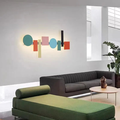 Decorbites™ Geometrische Deckenleuchte Macaron-Lampe für Wohnzimmer- und Nachttischbeleuchtung