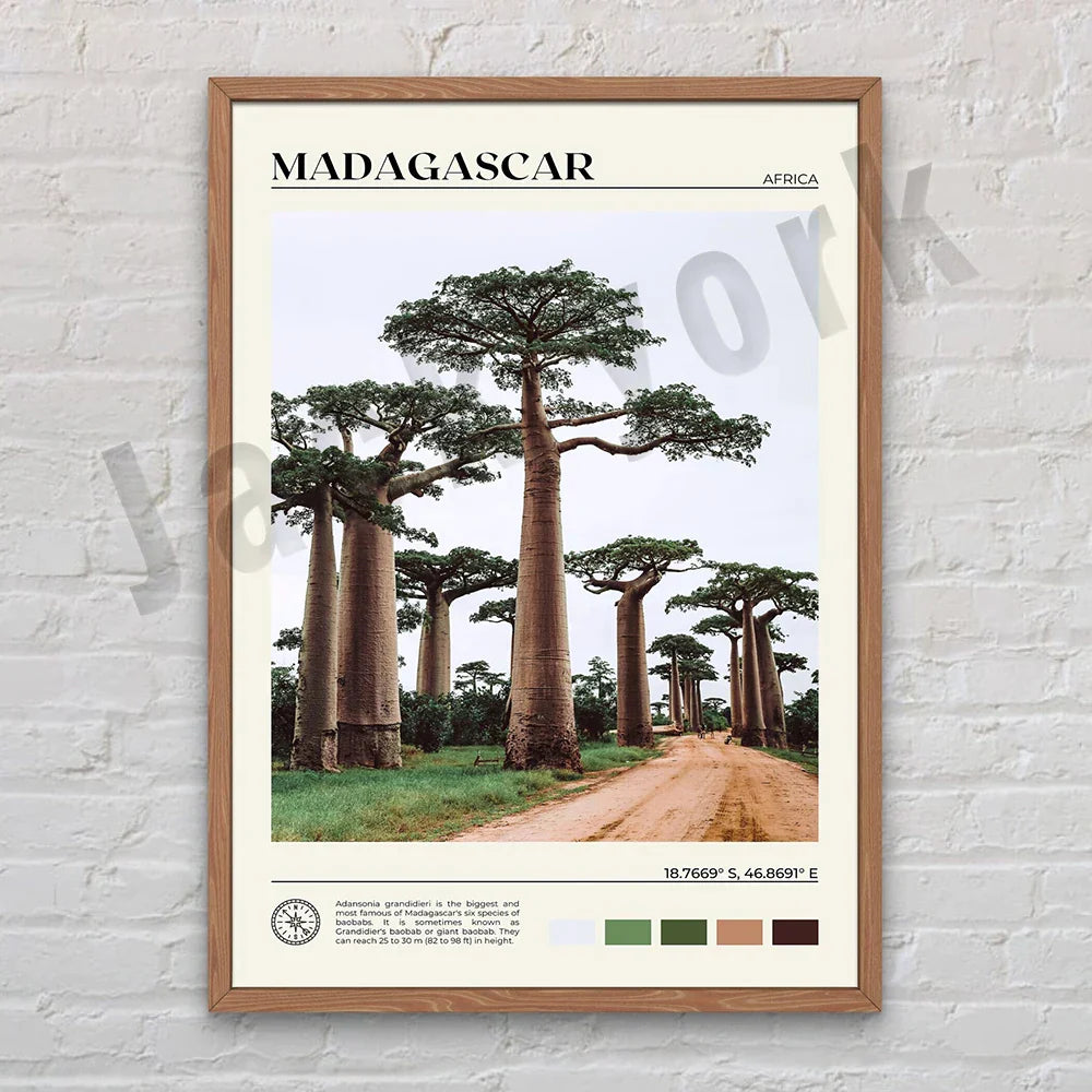 DecorBites™ Africa Landscape Posters Collection