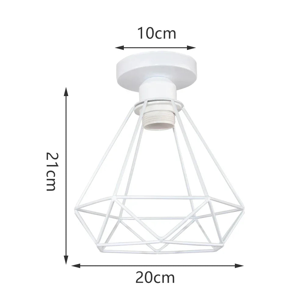 Decorbites™ Industrielle E27 Deckenlampe: Vintage Retro Loft Stil für die Dekoration im Wohnzimmer und in der Küche zu Hause