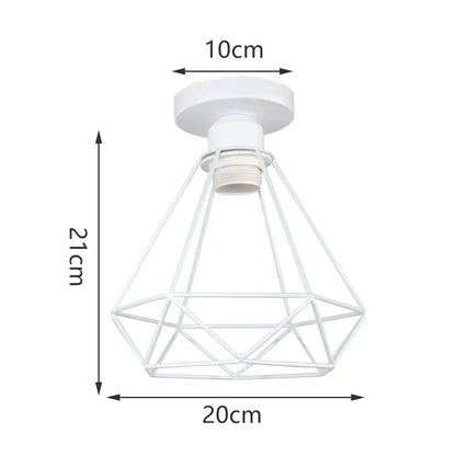 Decorbites™ Industrielle E27 Deckenlampe: Vintage Retro Loft Stil für die Dekoration im Wohnzimmer und in der Küche zu Hause