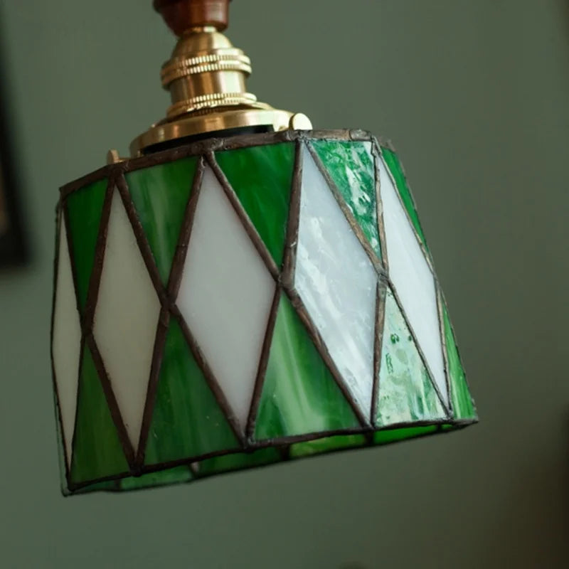 Green Vintage Pendant Light